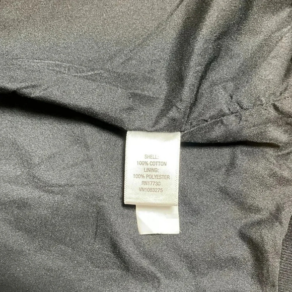 Merona Ladies Small Trench Coat Black /Beige W/Buttons and Belt Water Repellent - Picture 13 of 13